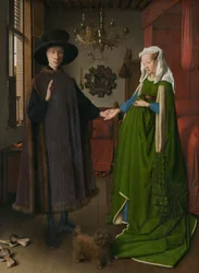 Das Porträt von Giovanni Arnolfini und seiner Frau (Die Arnolfini-Hochzeit)